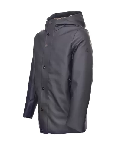 Giaccone uomo nero waterproof con cappuccio HE744016 SLEEK | HESKIMO Giaccone uomo nero waterproof con cappuccio HE744016 SLEEK | HESKIMO