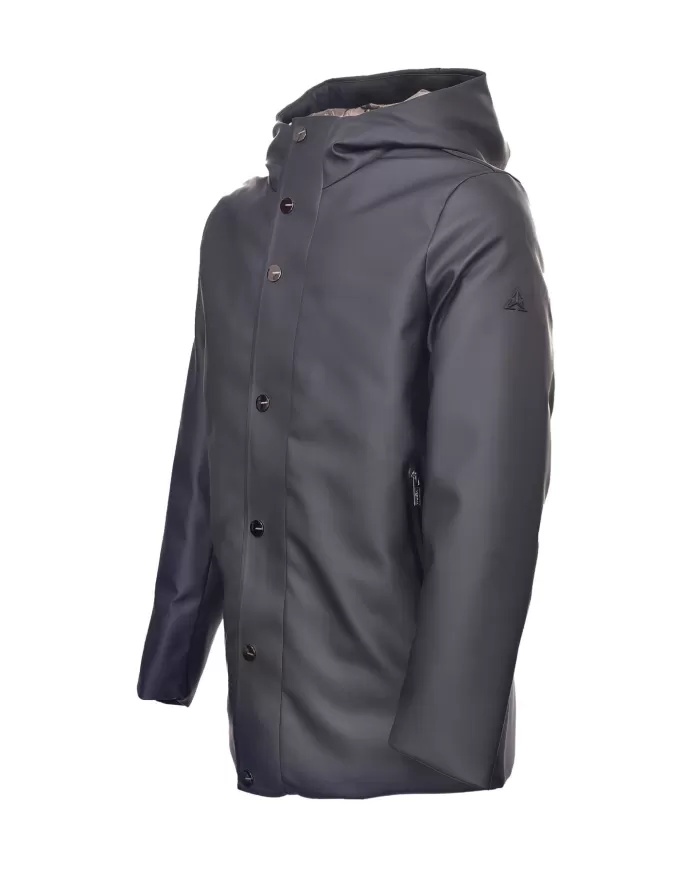 Giaccone uomo nero waterproof con cappuccio HE744016 SLEEK | HESKIMO Giaccone uomo nero waterproof con cappuccio HE744016 SLEEK | HESKIMO