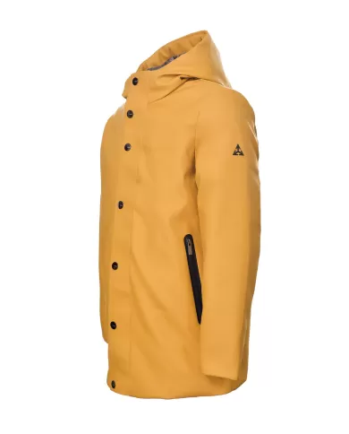 Giaccone uomo senape waterproof con cappuccio HE744016 SLEEK | HESKIMO Giaccone uomo senape waterproof con cappuccio HE744016 SLEEK | HESKIMO