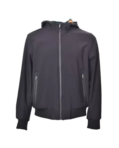 Bomber uomo nero in nylon con cappuccio HE744023 TUNDRA |HESKIMO Bomber uomo nero in nylon con cappuccio HE744023 TUNDRA |HESKIMO