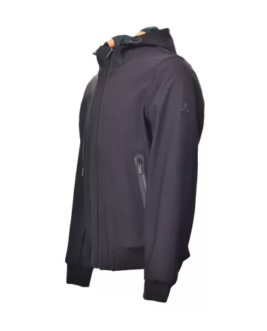 Bomber uomo nero in nylon con cappuccio HE744023 TUNDRA |HESKIMO Bomber uomo nero in nylon con cappuccio HE744023 TUNDRA |HESKIMO