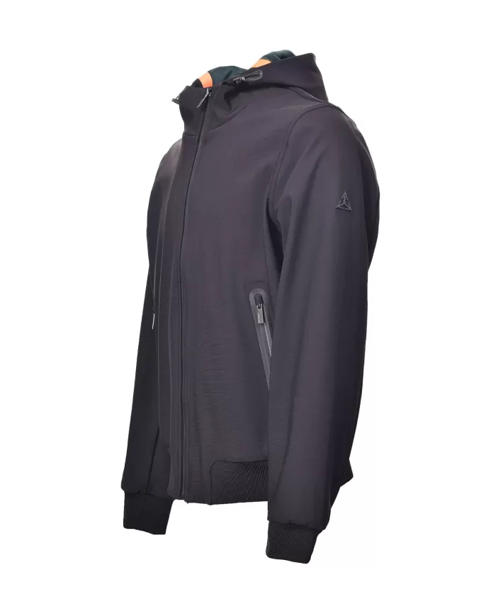 Bomber uomo nero in nylon con cappuccio HE744023 TUNDRA |HESKIMO Bomber uomo nero in nylon con cappuccio HE744023 TUNDRA |HESKIMO