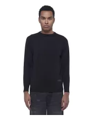 Maglia uomo nera regular UMA24063MARI | RICHMOND
