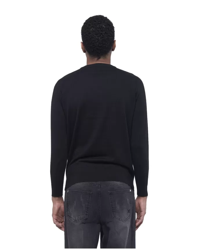 Maglia uomo nera regular UMA24063MARI | RICHMOND