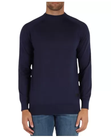 Maglia uomo blu regular UMA24063MARI |RICHMOND Maglia uomo blu regular UMA24063MARI |RICHMOND