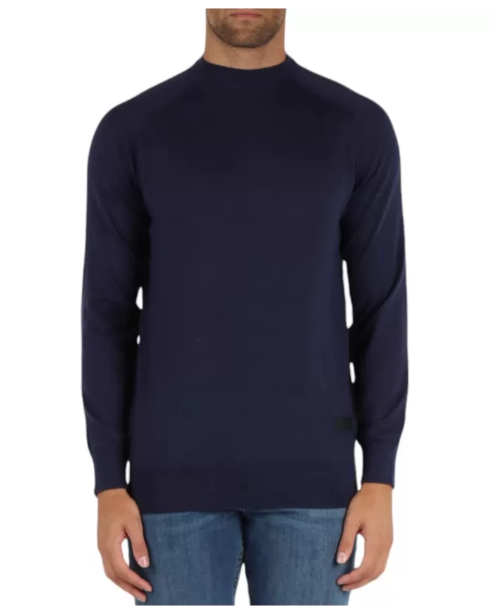 Maglia uomo blu regular UMA24063MARI |RICHMOND Maglia uomo blu regular UMA24063MARI |RICHMOND