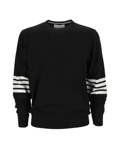 Maglia uomo nera regular UMA24101MAIR | RICHMOND Maglia uomo nera regular UMA24101MAIR | RICHMOND