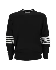 Maglia uomo nera regular UMA24101MAIR | RICHMOND