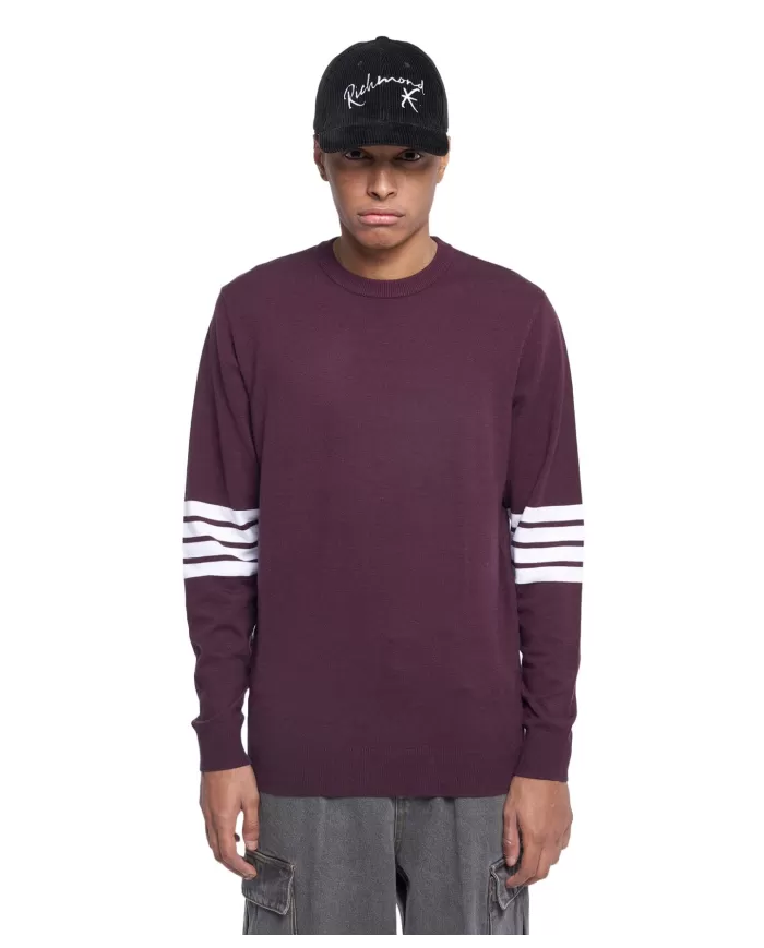 Maglia uomo bordeaux regular UMA24101MAIR | RICHMOND Maglia uomo bordeaux regular UMA24101MAIR | RICHMOND