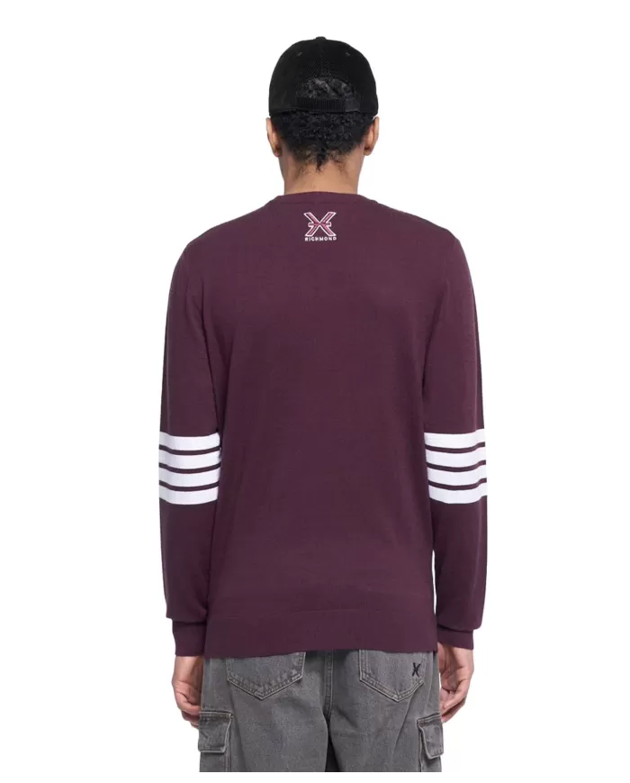 Maglia uomo bordeaux regular UMA24101MAIR | RICHMOND Maglia uomo bordeaux regular UMA24101MAIR | RICHMOND