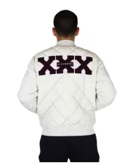 Giubbino uomo bianco bomber rendina UMA24114PIHB | RICHMOND