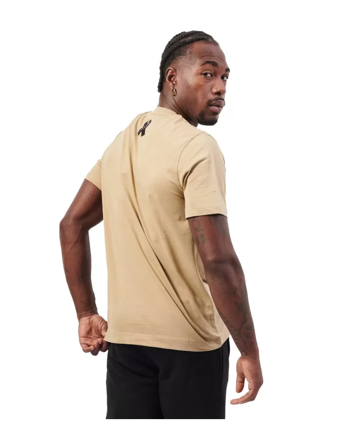 T-shirt uomo beige in cotone UMA24143TS1F | RICHMOND T-shirt uomo beige in cotone UMA24143TS1F | RICHMOND