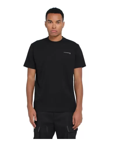 T-shirt uomo nera in cotone regular UMA24144TS1F | RICHMOND T-shirt uomo nera in cotone regular UMA24144TS1F | RICHMOND