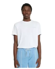 RICHMOND T-shirt Uomo UMA24144TS1F A-EP cotone regular con logo 00 WHITE