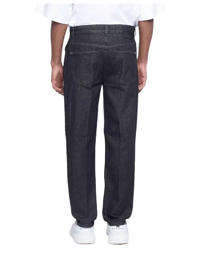 Jeans uomo nero con piega sulla gamba UMA24083JEEXG | RICHMOND Jeans uomo nero con piega sulla gamba UMA24083JEEXG | RICHMOND