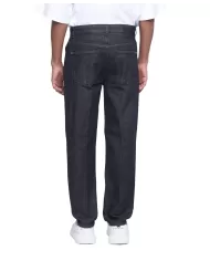 Jeans uomo nero con piega sulla gamba UMA24083JEEXG | RICHMOND