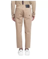 Jeans uomo beige con piega sulla gamba UMA24083JEEXG | RICHMOND