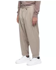 Pantalone uomo beige classico con pences UMA24104PAHB | RICHMOND