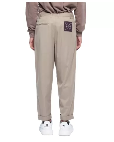Pantalone uomo beige classico con pences UMA24104PAHB | RICHMOND Pantalone uomo beige classico con pences UMA24104PAHB | RICHMOND