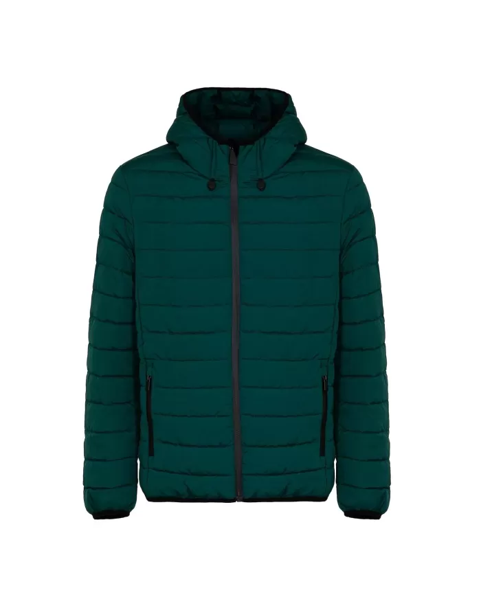 Piumino uomo verde con cappuccio GBS53004U BAPE TRAVEL |SUNS Piumino uomo verde con cappuccio GBS53004U BAPE TRAVEL |SUNS