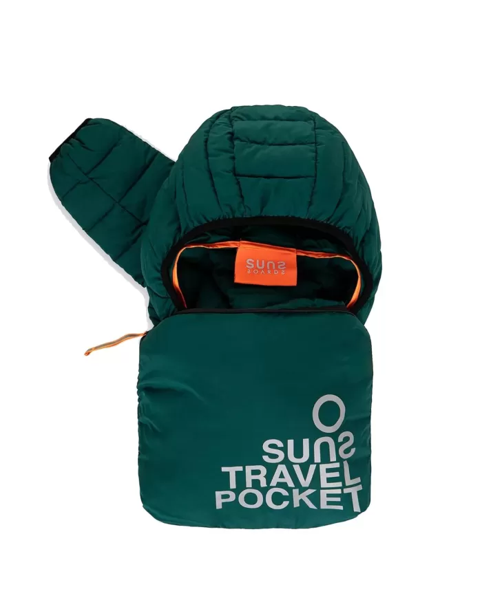 Piumino uomo verde con cappuccio GBS53004U BAPE TRAVEL |SUNS Piumino uomo verde con cappuccio GBS53004U BAPE TRAVEL |SUNS