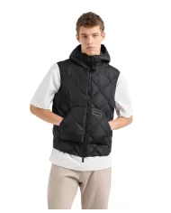 Piumino smanicato uomo nero trapuntato 6DZQ01 ZN4XZ | ARMANI EXCHANGE