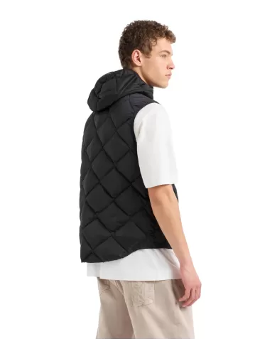 Piumino smanicato uomo nero trapuntato 6DZQ01 ZN4XZ | ARMANI EXCHANGE Piumino smanicato uomo nero trapuntato 6DZQ01 ZN4XZ | ARMANI EXCHANGE