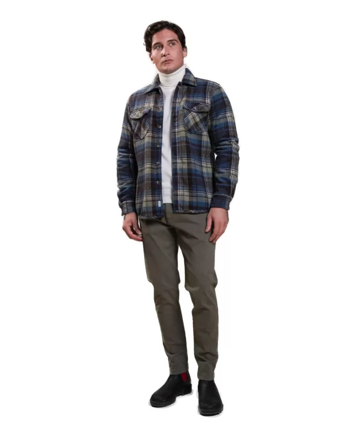Camicia uomo over-shirt a quadri in flanella ADRIAN831 FLA189| IMPURE Camicia uomo over-shirt a quadri in flanella ADRIAN831 FLA189| IMPURE
