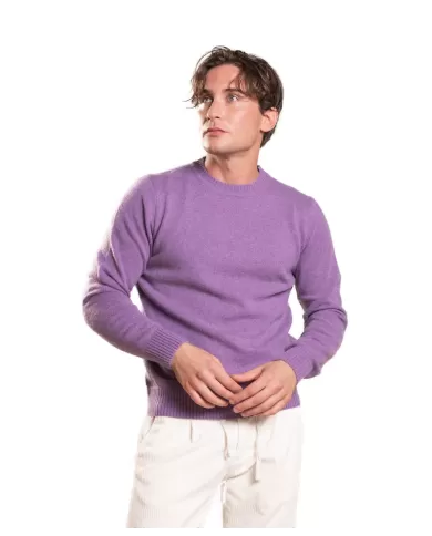 Maglione uomo malva in lana CHARLIE WN8 | IMPURE Maglione uomo malva in lana CHARLIE WN8 | IMPURE