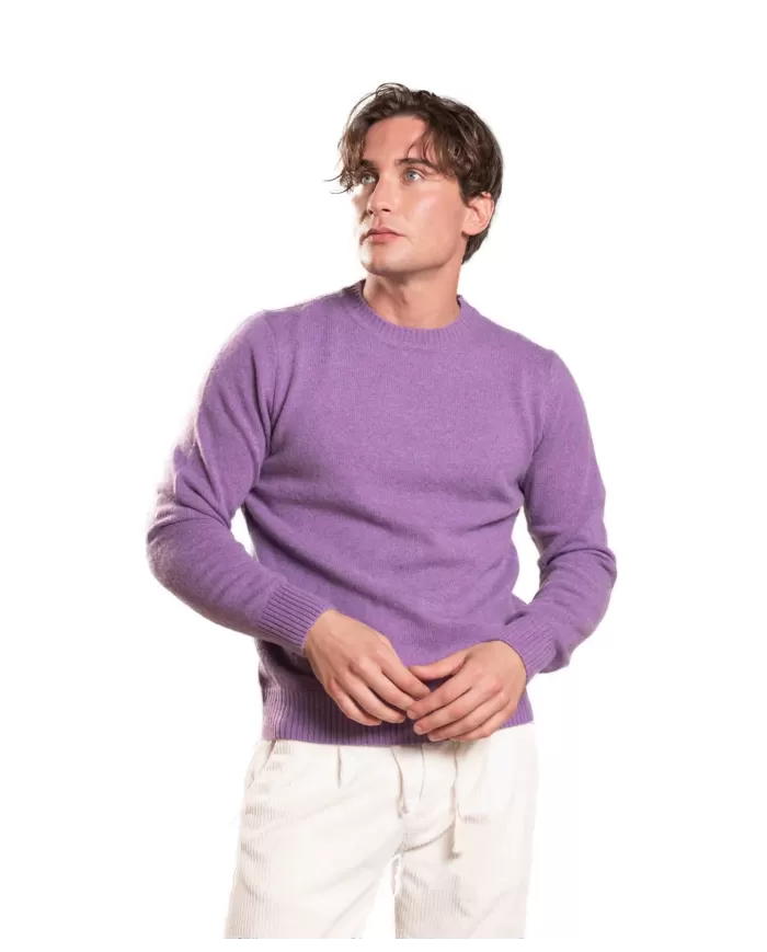 Maglione uomo malva in lana CHARLIE WN8 | IMPURE Maglione uomo malva in lana CHARLIE WN8 | IMPURE