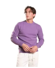 Maglione uomo malva in lana CHARLIE WN8 | IMPURE