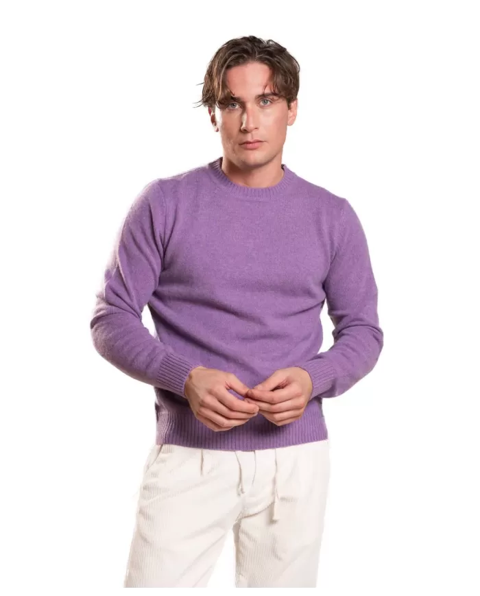 Maglione uomo malva in lana CHARLIE WN8 | IMPURE Maglione uomo malva in lana CHARLIE WN8 | IMPURE