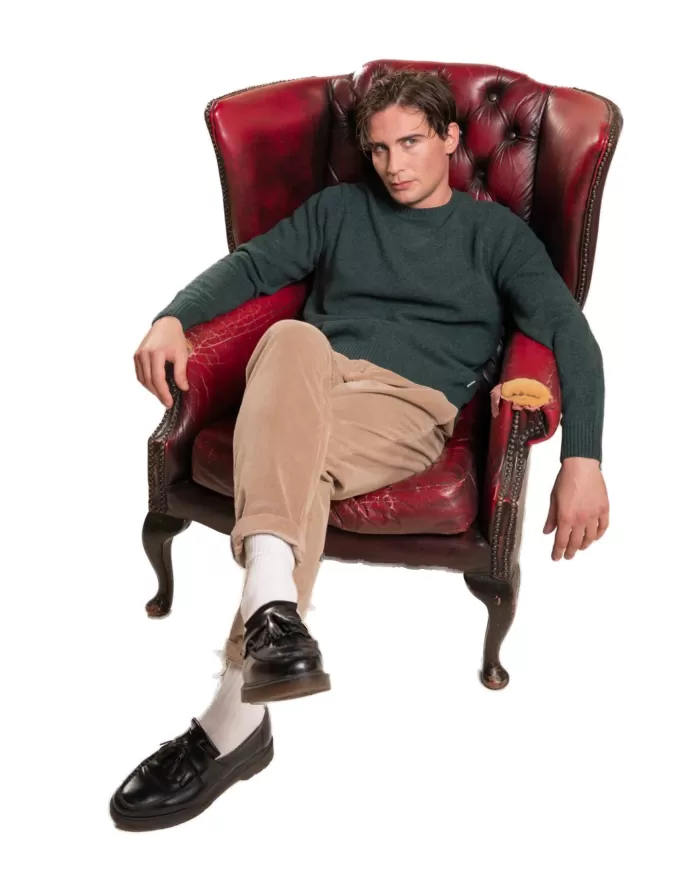 Maglione uomo dark green in lana CHARLIE WN8 |IMPURE Maglione uomo dark green in lana CHARLIE WN8 |IMPURE