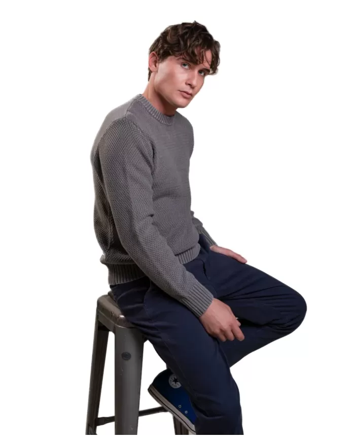 Maglia uomo in cotone verde miltare GRANT COT | IMPURE Maglia uomo in cotone verde miltare GRANT COT | IMPURE