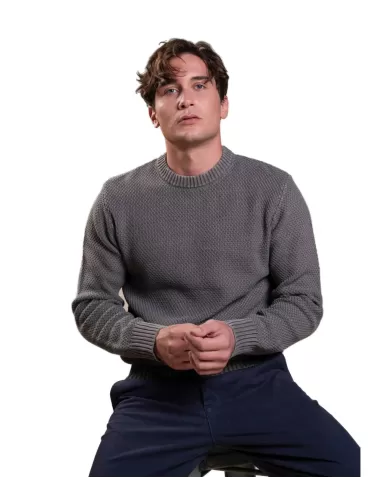 Maglia uomo in cotone verde miltare GRANT COT | IMPURE Maglia uomo in cotone verde miltare GRANT COT | IMPURE
