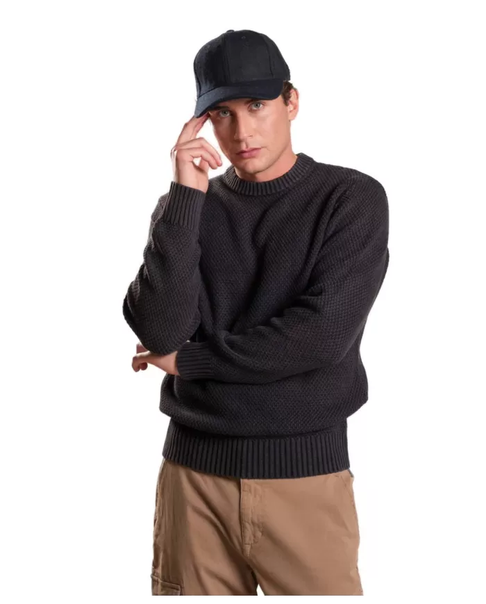Maglia uomo in cotone grigia GRANT COT | IMPURE Maglia uomo in cotone grigia GRANT COT | IMPURE