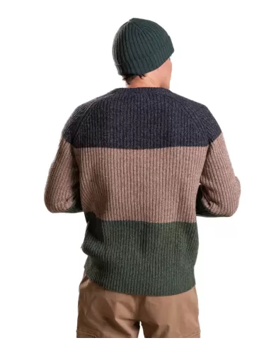 IMPURE Maglia uomo HAROLD WN A-EP in filato mouliné di misto lana con stripes di diversa tonalità 130 multicolor IMPURE Maglia uomo HAROLD WN A-EP in filato mouliné di misto lana con stripes di diversa tonalità 130 multicolor