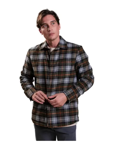Overshirt uomo in flanella fantasia a quadri LOGAN458 FLAC80 | IMPURE Overshirt uomo in flanella fantasia a quadri LOGAN458 FLAC80 | IMPURE
