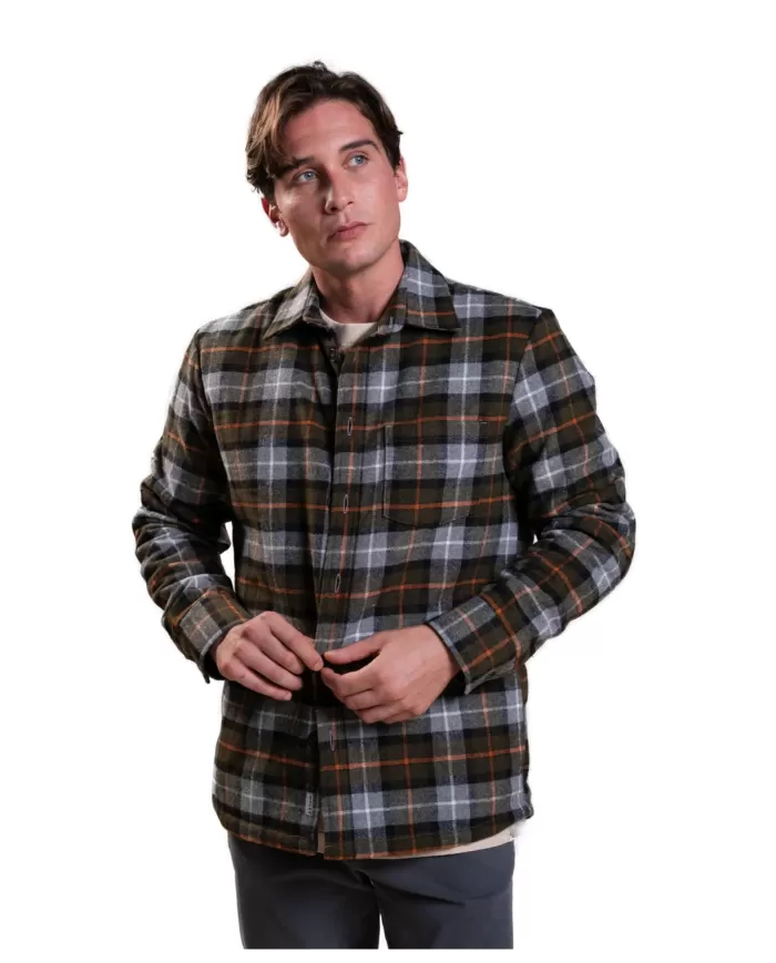 Overshirt uomo in flanella fantasia a quadri LOGAN458 FLAC80 | IMPURE Overshirt uomo in flanella fantasia a quadri LOGAN458 FLAC80 | IMPURE
