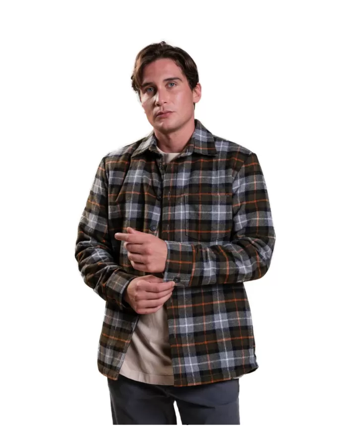 Overshirt uomo in flanella fantasia a quadri LOGAN458 FLAC80 | IMPURE Overshirt uomo in flanella fantasia a quadri LOGAN458 FLAC80 | IMPURE
