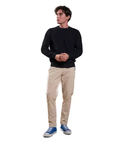 Maglia uomo nera in cotone SIMON COT | IMPURE Maglia uomo nera in cotone SIMON COT | IMPURE