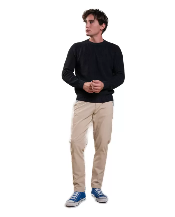 Maglia uomo nera in cotone SIMON COT | IMPURE Maglia uomo nera in cotone SIMON COT | IMPURE