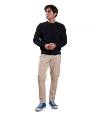 Maglia uomo nera in cotone SIMON COT | IMPURE