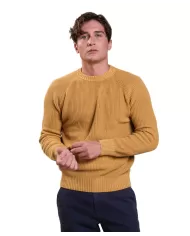 Maglia uomo ocra in cotone SIMON COT | IMPURE