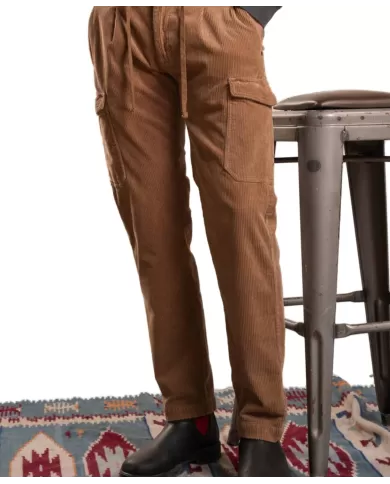 Pantalone uomo in velluto stile cargo biscotto SMITH V05 | IMPURE Pantalone uomo in velluto stile cargo biscotto SMITH V05 | IMPURE