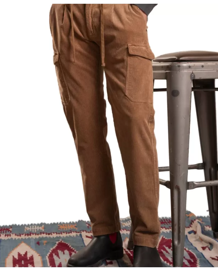 Pantalone uomo in velluto stile cargo biscotto SMITH V05 | IMPURE Pantalone uomo in velluto stile cargo biscotto SMITH V05 | IMPURE