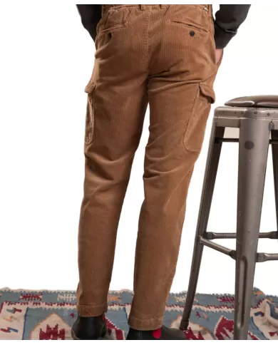Pantalone uomo in velluto stile cargo biscotto SMITH V05 | IMPURE Pantalone uomo in velluto stile cargo biscotto SMITH V05 | IMPURE