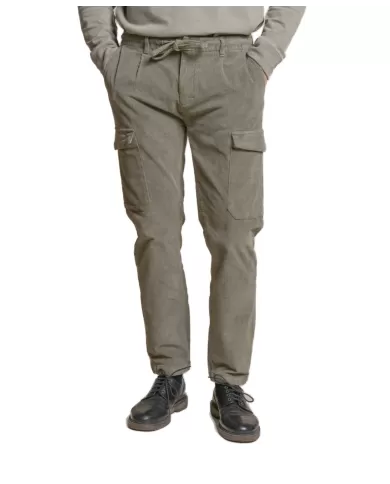 Pantalone uomo verde in velluto stile cargo SMITH V05 | IMPURE Pantalone uomo verde in velluto stile cargo SMITH V05 | IMPURE