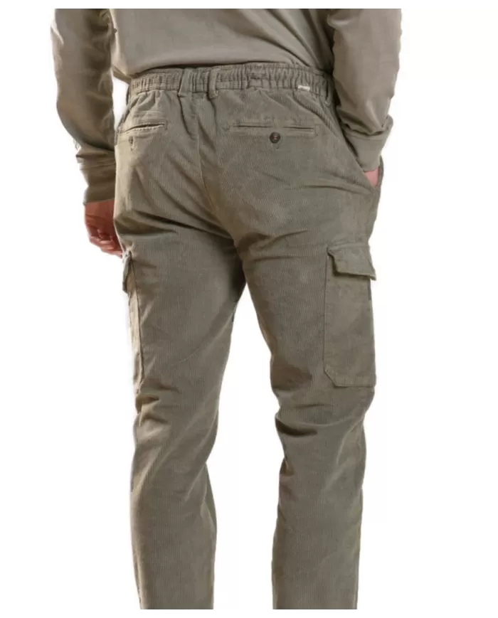 Pantalone uomo verde in velluto stile cargo SMITH V05 | IMPURE Pantalone uomo verde in velluto stile cargo SMITH V05 | IMPURE