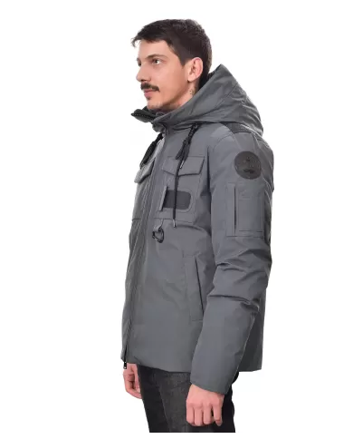 Giubbotto stile parka urban grey uomo MMW24026 ETHAN| MUSEUM Giubbotto stile parka urban grey uomo MMW24026 ETHAN| MUSEUM